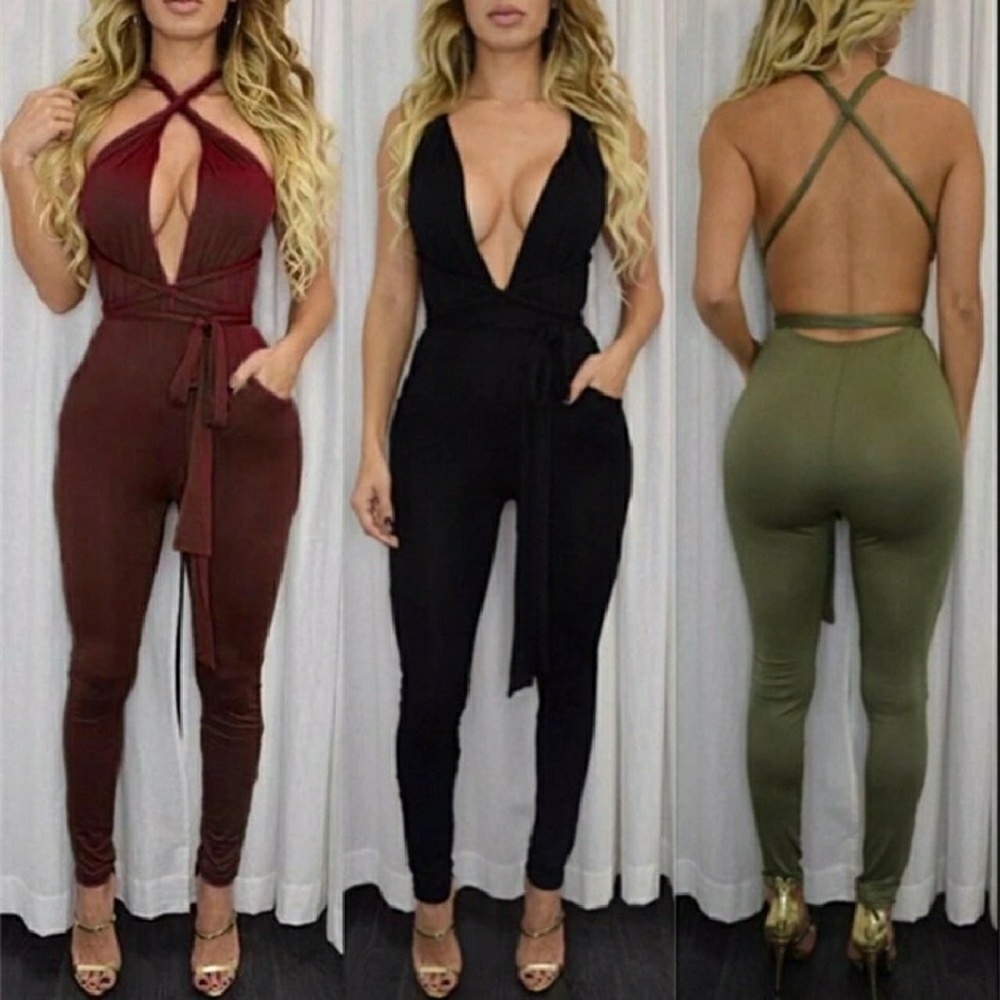 Multiway Jumpsuit army green